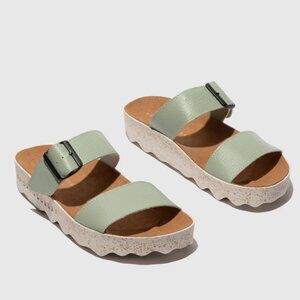 NEW BIRKENSTOCK Made In Germany Franca Sandals Matcha FOR WOMEN 763TN